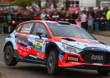 Lokalmatador Christian Riedemann und Beifahrer Nico Otterbach gewannen die 34. ADAC Actronics Rallye Sulingen souverän ©ADAC
