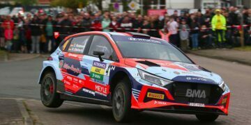 Lokalmatador Christian Riedemann und Beifahrer Nico Otterbach gewannen die 34. ADAC Actronics Rallye Sulingen souverän ©ADAC