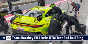 MOTOR TV22: Olaf Manthey mit dem Grello von Manthey EMA beim DTM Test am Red Bull Ring 2023