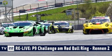 MOTOR TV22: RE-LIVE P9 Challenge Rennen 2 am Red Bull Ring 2023 | Porsche & Lamborghini