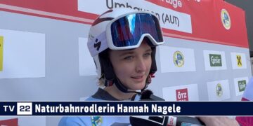 SPORT TV22: Hannah Nagele im Interview beim Weltcup-Finale Naturbahnrodeln in Umhausen 2023