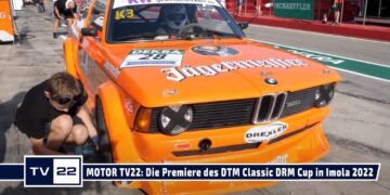 MOTOR TV22: Michael Meyer mit seinem BMW 323i E21 Gr. 2 beim DTM Classic DRM Cup in Imola 2022