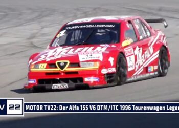 MOTOR TV22: Alfa 155 V6 DTM | ITC 1996 mit Onboard von Stefan Rupp Tourenwagen Legenden Hockenheim