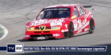 MOTOR TV22: Alfa 155 V6 DTM | ITC 1996 mit Onboard von Stefan Rupp Tourenwagen Legenden Hockenheim