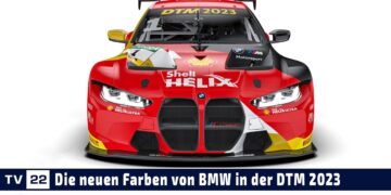 MOTOR TV22: Mit diesen Farben gehen die BMW Teams in der DTM 2023 an den Start