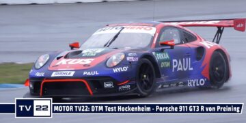 MOTOR TV22: Der Porsche 911 GT3 R in der DTM 2022 von Thomas Preining – Team Bernhard