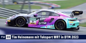 MOTOR TV22: Tim Heinemann startet mit dem Porsche von Toksport WRT in der DTM 2023