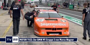 MOTOR TV22: Der Jägermeister BMW M1 Gruppe 5 von Marco Wagner beim DTM Classic DRM Cup Nürburgring