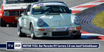 MOTOR TV22: Der Porsche 911 Carrera 3.0 von Josef Schiedlbauer beim DTM Classic DRM am Red Bull Ring