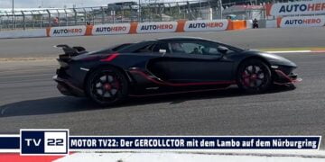 GERCOLLECTOR mit seinem Lamborghini Aventador SVJ auf dem Nürburgring bei der DTM 2022