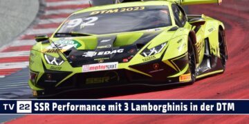 MOTOR TV22: SSR Performance mit Lamborghini mit Bortolotti, Perera und Deledda in der DTM