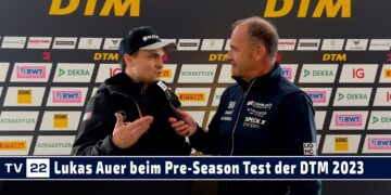 MOTOR TV22: Lukas Auer beim Pre-Season Test der DTM 2023
