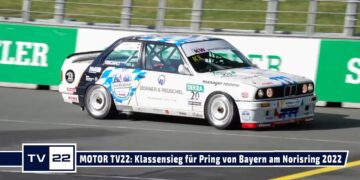 MOTOR TV22: Leopold Prinz von Bayern holt sich mit BWM den Klassensieg im DTM Classic Cup Norisring
