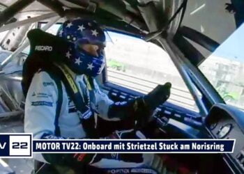 MOTOR TV22: Onboard mit Strietzel Stuck im Audi V8 DTM mit Sound am Norisring DTM Classic Cup 2022