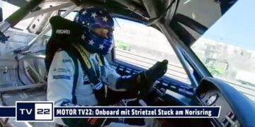 MOTOR TV22: Onboard mit Strietzel Stuck im Audi V8 DTM mit Sound am Norisring DTM Classic Cup 2022