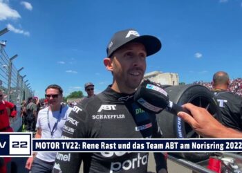 MOTOR TV22: Rene Rast und das Team ABT Sportsline bei der DTM am Norisring 2022