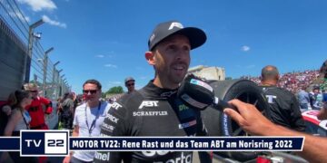 MOTOR TV22: Rene Rast und das Team ABT Sportsline bei der DTM am Norisring 2022