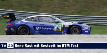 MOTOR TV22: René Rast mit Bestzeit in zweiter Sitzung beim offiziellen DTM-Test am Red Bull Ring