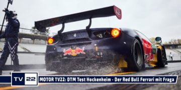 MOTOR TV22: Der Red Bull Ferrari mit Felipe Fraga in der DTM 2022 – Testtag Hockenheimring