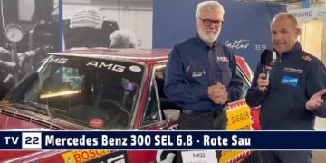 MOTOR TV22: Mercedes Benz 300 SEL 6.8 – Rote Sau auf der Retro Classics Stuttgart 2023