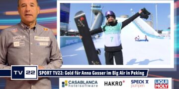 SPORT TV22: Gold für Anna Gasser mit Cab Double Cork 1200 im Big Air in Peking 2022