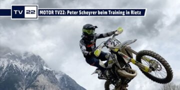 MOTOR TV22: Peter Scheyrer beim Training in Rietz zur Vorbereitung auf Motocross Staatsmeisterschaft
