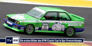 MOTOR TV22: Die ersten Bilder des DTM Classic Cups aus der Eau Rouge und der Schikane in Spa 2022