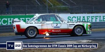 MOTOR TV22: Das Samstagsrennen der DTM Classic DRM Cup Nürburgring 2022