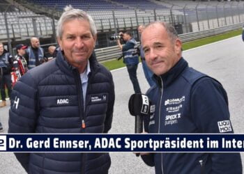 Dr. Gerd Ennser – ADAC Sportpräsident im Interview bei DTM Test und Media Days 2023 am Red Bull Ring