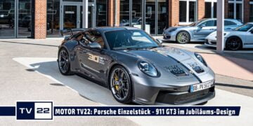 MOTOR TV22: Porsche Einzelstück – 911 GT3 im Jubiläums-Design des Porsche Supercup