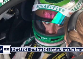 MOTOR TV22: DTM Test Hockenheim – Sophia Flörsch vom Team Abt Sportsline