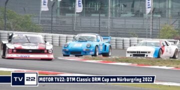 MOTOR TV22: Die Premiere des DTM Classic DRM Cup Nürburgring 2022 – Zakspeed Capri, BMW M1, 3.0 CSL