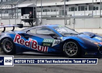 MOTOR TV22: DTM Test Hockenheim – Das Team AF Corse mit dem Red Bull Ferrari