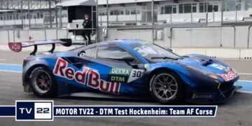MOTOR TV22: DTM Test Hockenheim – Das Team AF Corse mit dem Red Bull Ferrari