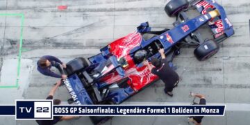 Das Vettel Siegerauto STR3 zurück in Monza – Legendärer Formel 1 beim Saisonfinale der BOSS GP 2021