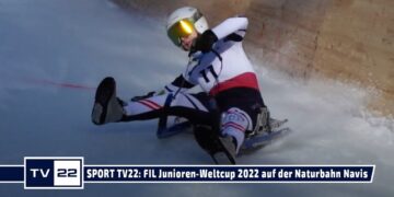 SPORT TV22: Damen 3. FIL Junioren-Weltcup 2022 auf der Naturbahn im Rennrodeln in Navis – Teil 2