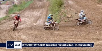 MOTOR TV22: Motocross 85ccm Tag 2 MY SPORT MY STORY Liqui Moly Euro JuniorCup in Fresach 2022