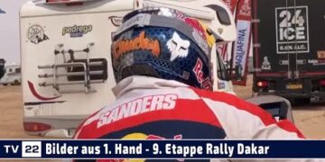 Bilder aus 1. Hand: Reifencheck bei Sanders & Branch nach Verbindungsetappe – 9. Etappe