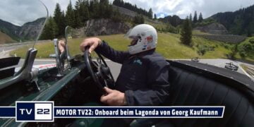 MOTOR TV22: Onboard beim Lagonda von Georg Kaufmann beim Arlberg Bergrennen 2022