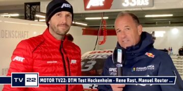 MOTOR TV22: Die ersten Interviews aus der Boxengasse mit Rast, Reuter, Grasser – DTM Test Hockenheim