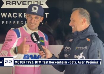 MOTOR TV22: Boxentalk mit Maximilian Götz, Lucas Auer, Thomas Preining beim DTM Test Hockenheim 2022
