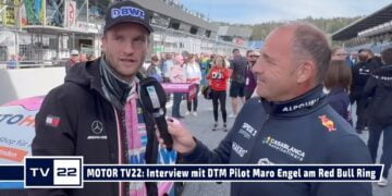 MOTOR TV22: Interview mit DTM Pilot Maro Engel bei der Startaufstellung am Red Bull Ring 2022