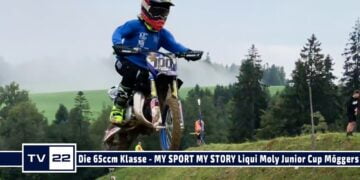 Die 65ccm Klasse nach dem Training beim MY SPORT MY STORY Liqui Moly Euro JuniorCup in Möggers