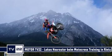 MOTOR TV22: Motocrosser Lukas Neurauter beim Training in Rietz