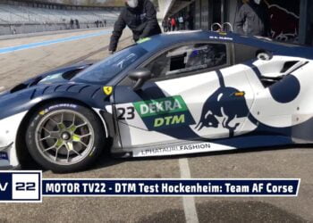 MOTOR TV22: DTM Test Hockenheim – Das Team AF Corse mit dem Alpha Tauri Ferrari