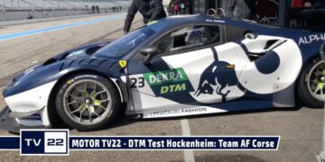 MOTOR TV22: DTM Test Hockenheim – Das Team AF Corse mit dem Alpha Tauri Ferrari