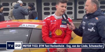 MOTOR TV22: Interviews aus der Boxengasse mit van der Linde, Eng, Schumacher – DTM Test 2022