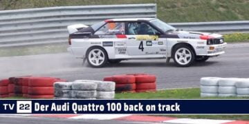 MOTOR TV22: Der Audi Quattro 100 beim 50-Jahre-Jubiläum Rallycross am Wachauring