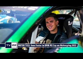 MOTOR TV22: Sean Fuster im BMW M2 Cup am Nürburgring im Rahmen der DTM 2022