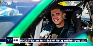 MOTOR TV22: Sean Fuster im BMW M2 Cup am Nürburgring im Rahmen der DTM 2022